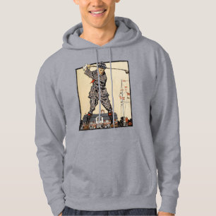 Sudadera Golf Golfista Vintage Antiguo Golf
