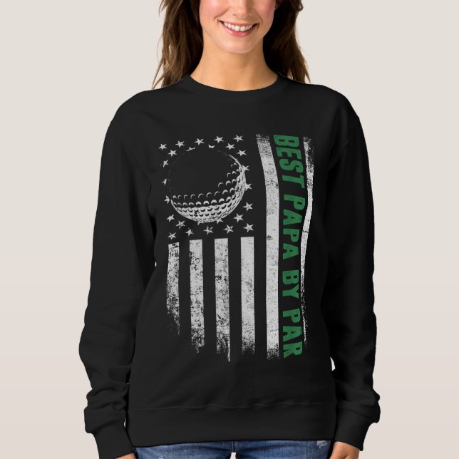 Sudadera Golf Lover Gige Estados Unidos Bandera Norteameric (Anverso)