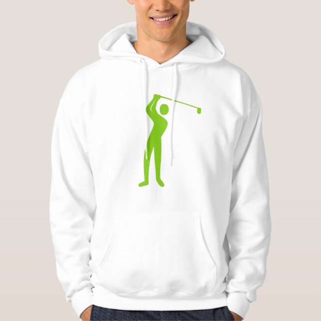 Sudadera Golf: Martian Green (Anverso)