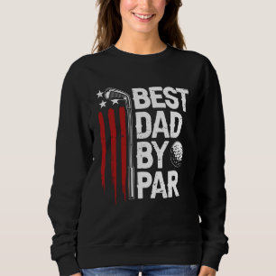 Sudadera Golf Mejor Papá Por Par Daddy Golfer Fa Bandera Am