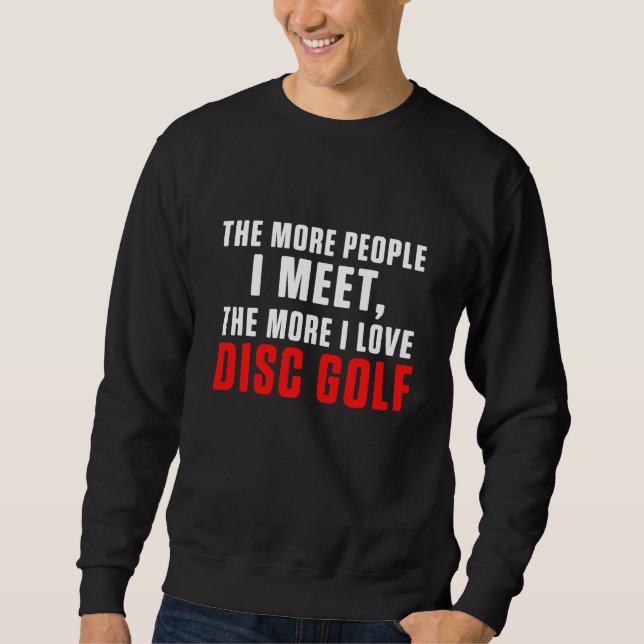 Sudadera Golf Player en disco Generoso Golfer Funny Golfing (Anverso)