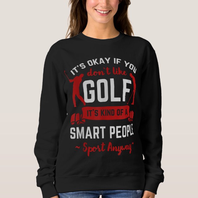 Sudadera Golf Putter Golfer Bogey Golfing Birdie Eagle Par (Anverso)