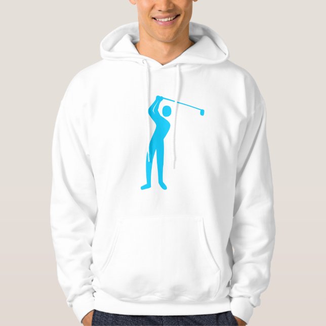 Sudadera Golf: Sky Blue (Anverso)