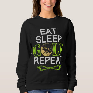 Sudadera Golf Sports Funny Golfer Gift Eat Sleep Golf Re