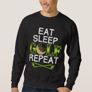 Sudadera Golf Sports Funny Golfer Gift Eat Sleep Golf Re