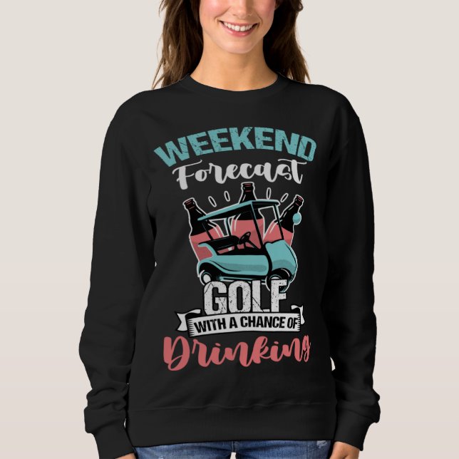 Sudadera Golfer Beer & Golf Sports Player Golfing (Anverso)
