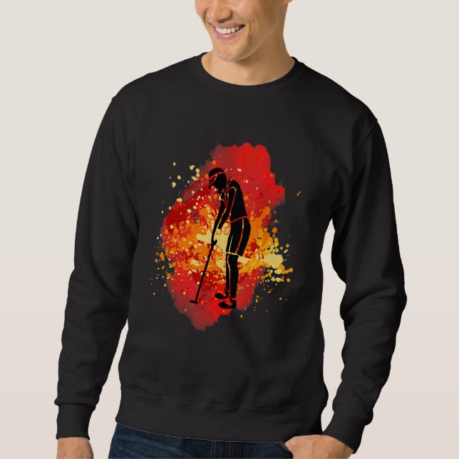 Sudadera Golfer Chipping (Anverso)