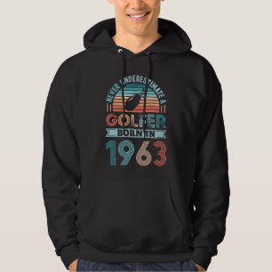 Sudadera Golfer nació en 1963 Golfing 60th Birthday Gift Da