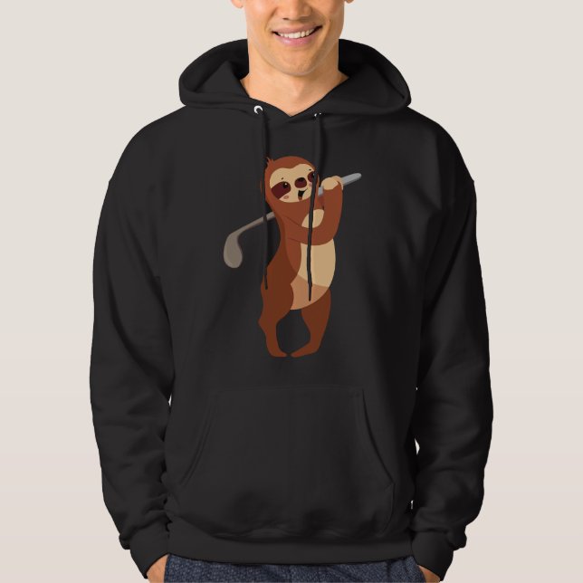 Sudadera Golfing Animals Sloth (Anverso)