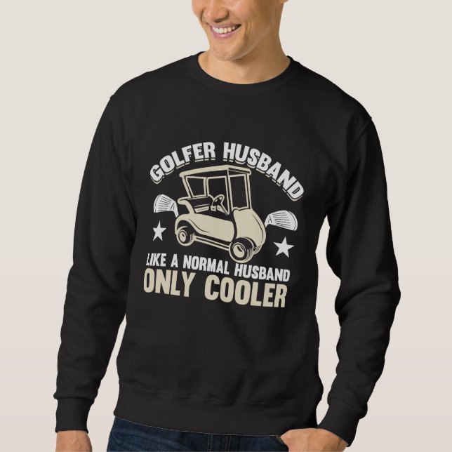 Sudadera Golfing Golf Player Coach Golfer Husband (Anverso)