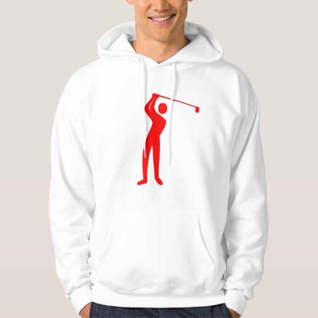 Sudadera Golfing - Rojo (Anverso)