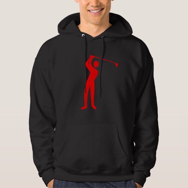 Sudadera Golfing - Rojo (Anverso)