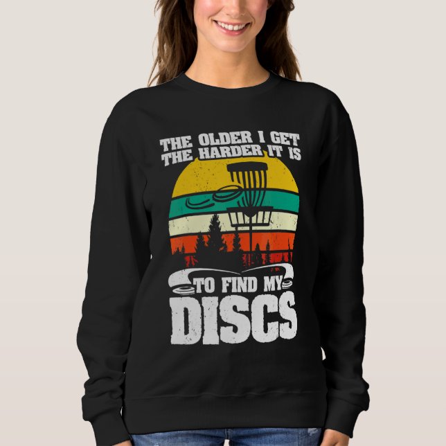 Sudadera Golfista de Disco Golf de Frisbee  Carrito de Golf (Anverso)
