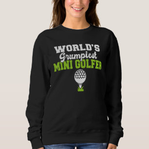 Sudadera Golfista de mini golf más gruñón del mundo