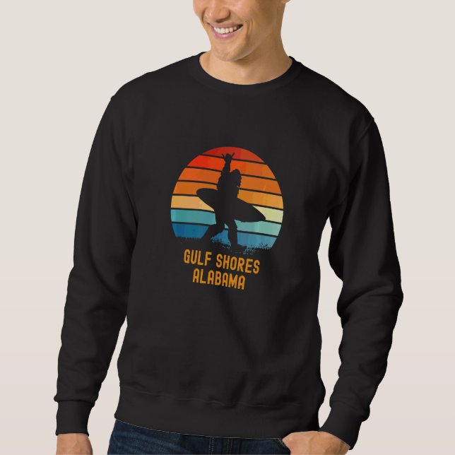 Sudadera Golfo de Alabama Sasquatch Souvenir (Anverso)