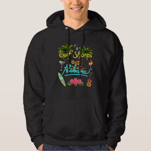 Sudadera Golfo Playa Alabama Palm Palm Sun Set Palm