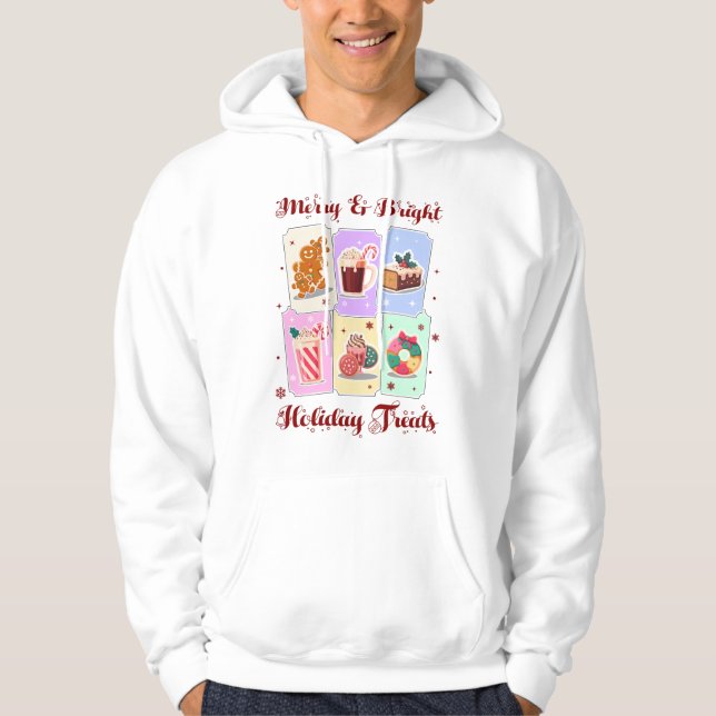 Sudadera Golosinas Navideñas Alegres y Brillantes Postre de (Anverso)