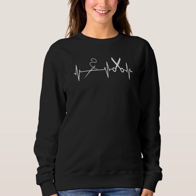 Sudadera Golpe De Corazón De Coser De Calentamiento Para La (Anverso)
