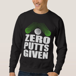 Sudadera Golpe de Golfista Dado Cero Putts Chistes de Golf