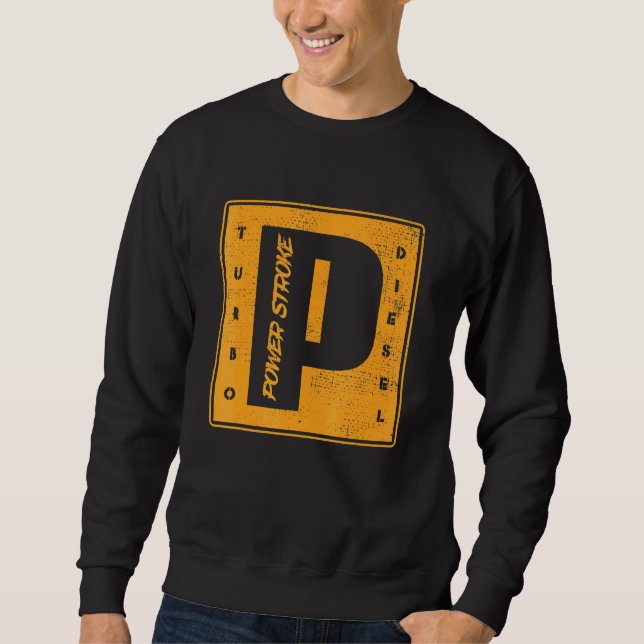 Sudadera Golpe de Potencia Rueda Carbón Turbo Diésel Potenc (Anverso)