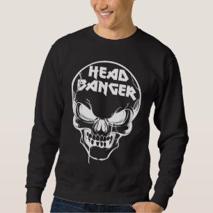 Sudadera Golpeador de cabeza Heavy Metal Rocker Dubstep Tec