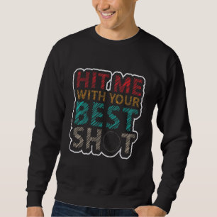 Sudadera Golpéame con tu mejor deporte de voleibol