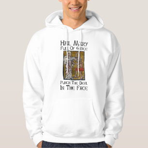 Sudadera ¡Golpear al diablo en la cara!