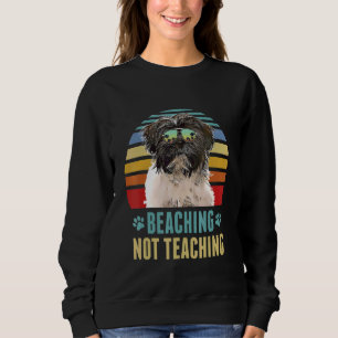 Sudadera Golpear, no enseñar el verano del perro aterrador 