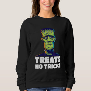 Sudadera Golpes No Trucos Frankenstein Para Halloween Y Pa