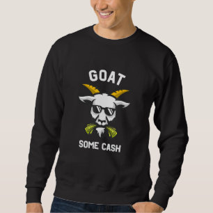 Sudadera Goma algo de dinero Billy Goat Gafas de sol con di