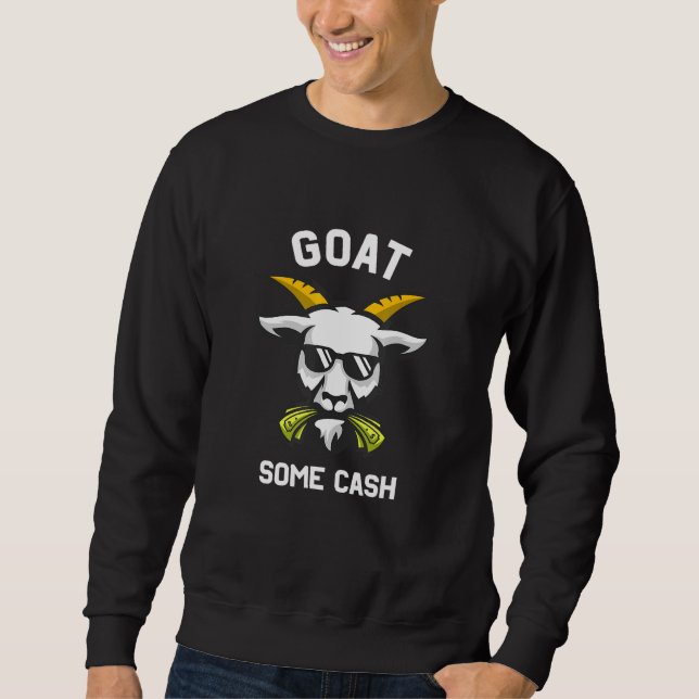 Sudadera Goma algo de dinero Billy Goat Gafas de sol con di (Anverso)