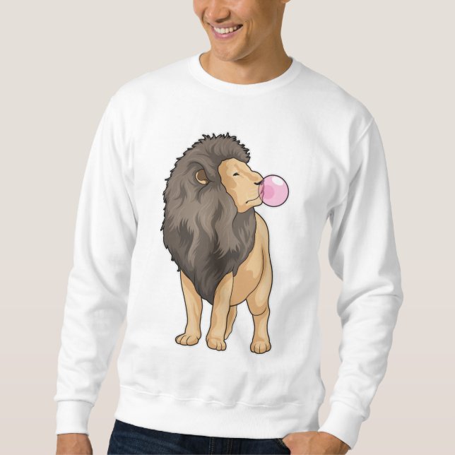 Sudadera Goma de mascar león (Anverso)