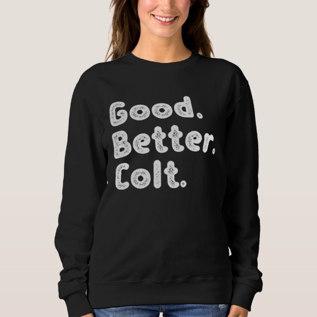 Sudadera Good better Colt (Anverso)