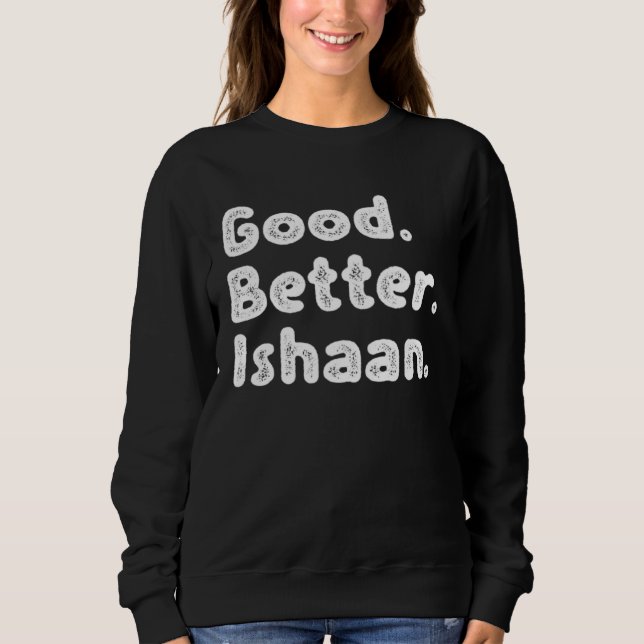 Sudadera Good better Ishaan (Anverso)