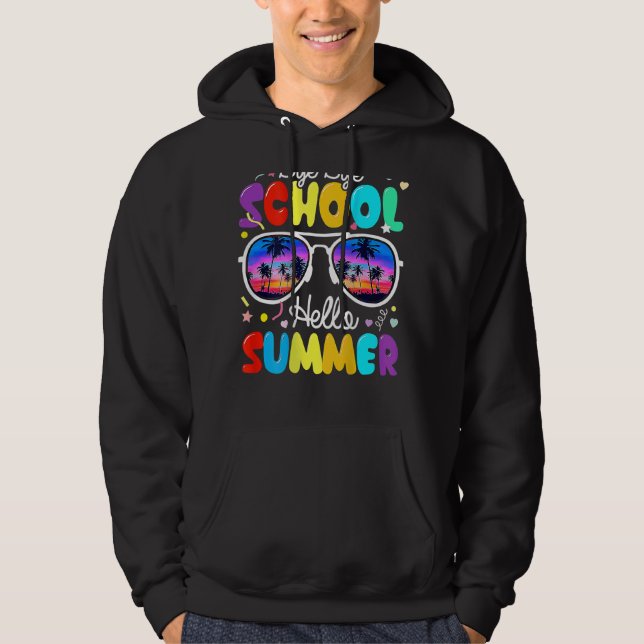 Sudadera Good Bye School Hello Summer Beach Sunset El Día P (Anverso)