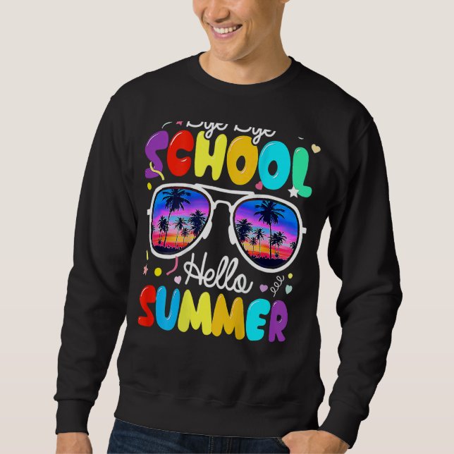 Sudadera Good Bye School Hello Summer Beach Sunset El Día P (Anverso)