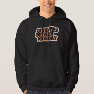 Sudadera Good Movie Monday Hoodie (Black, Unisex)
