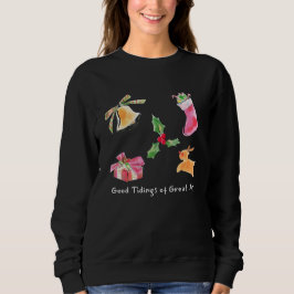 Sudadera Good Tidings of Great Joy Holiday Illustration