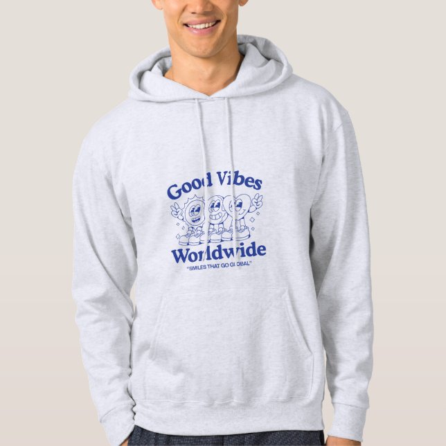 Sudadera Good Vibes Worldwide Hoodie (Anverso)
