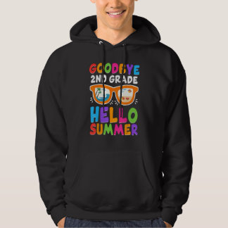 Sudadera Goodbye 2nd Grade Boys Kids Hello Summer Last Day 