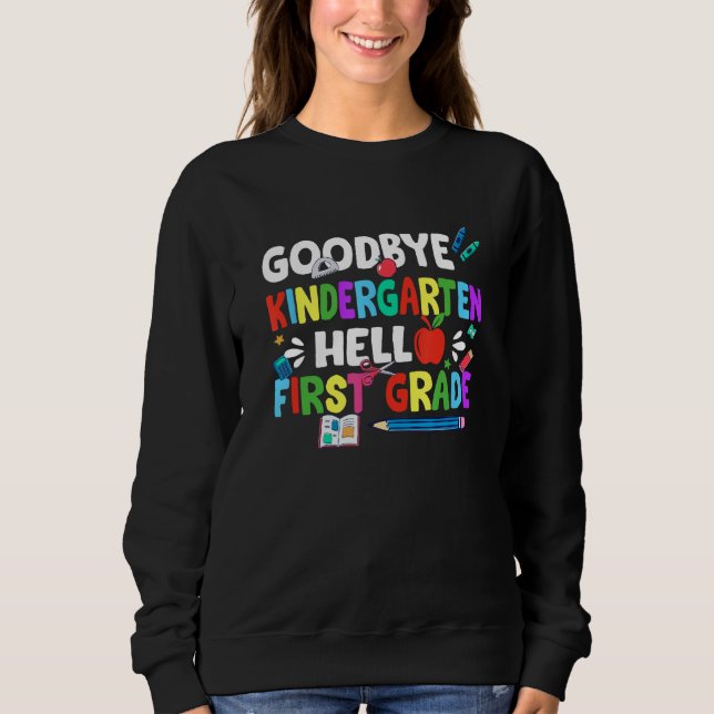 Sudadera Goodbye Kindergarten Hello 3rd Grade  Back To Scho (Anverso)