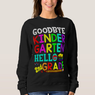 Sudadera Goodbye Kindergarten Hello Second Grade Graduation