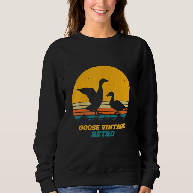 Sudadera Goose Vintage Retro (Anverso)