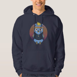 Sudadera Gopher de Golang al estilo del ciberpunk