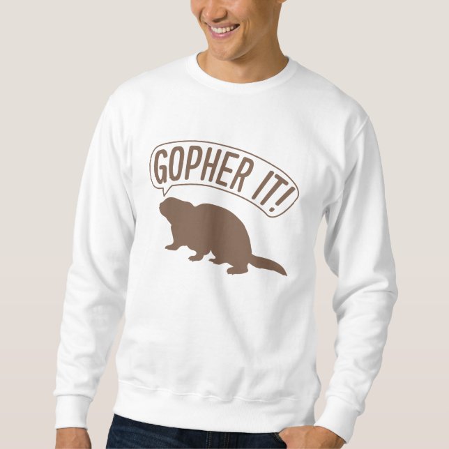 Sudadera Gopher It (Anverso)
