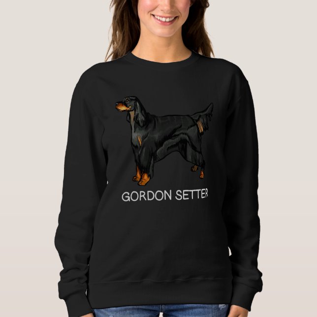 Sudadera Gordon Setter Crazy Dog (Anverso)