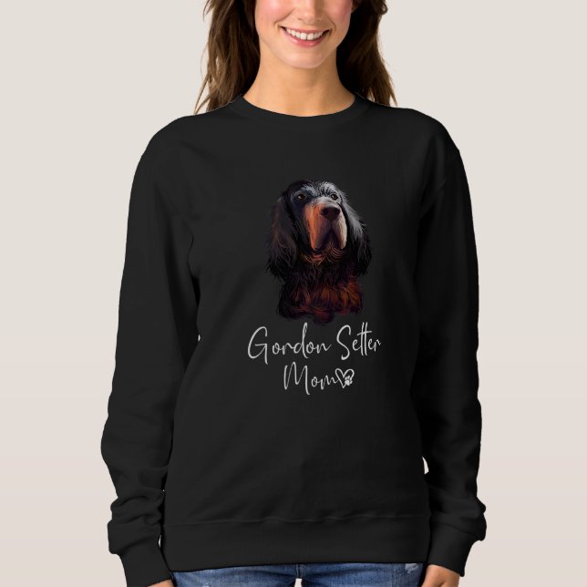 Sudadera Gordon Setter Mom Cute Puppy Perro Dueño Gordon Se (Anverso)