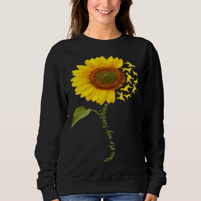 Sudadera Gordon Setter Sunflower (Anverso)