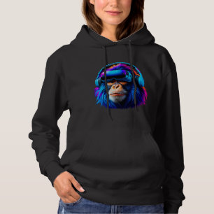 Sudadera Gorila divertida VR Jugando Etiqueta Gorila Monke