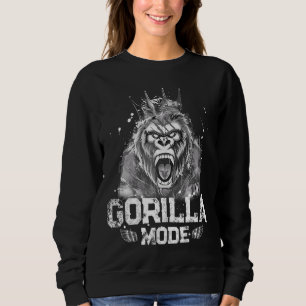 Sudadera Gorila Modo de entrenamiento Gym Éxito Fitness Kin